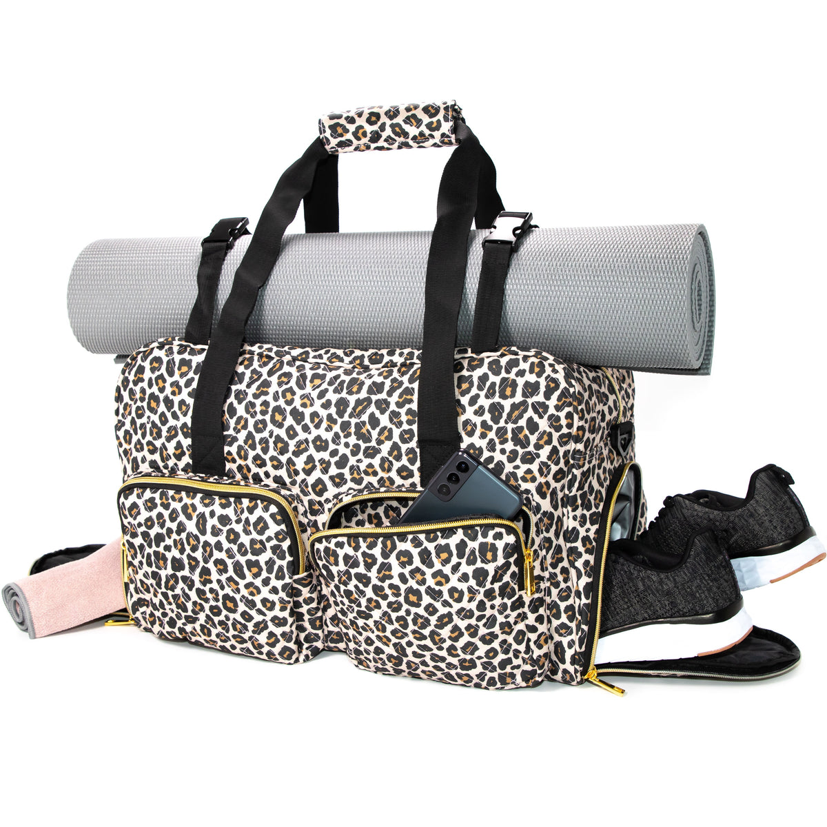 GC Tiger Print Duffel Bag