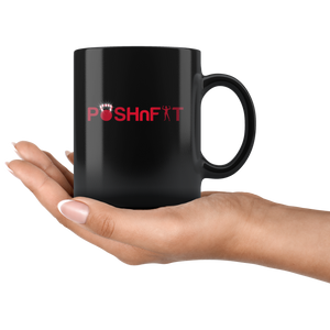 POSHnFIT Signature Collection- Blk Mug